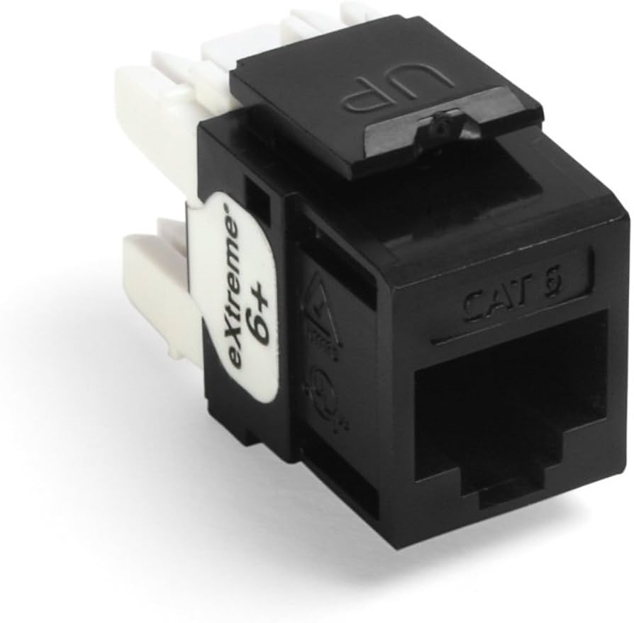Amazon.com: Leviton Extreme 6+ QuickPort Connector, CAT 6, 150