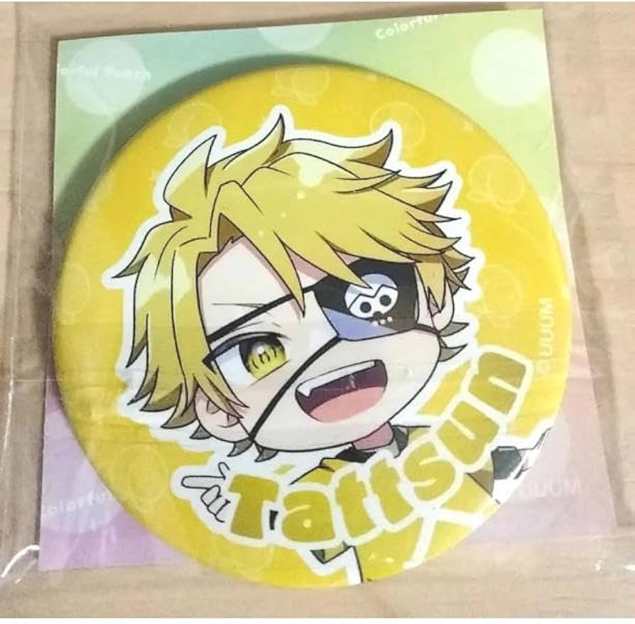 Amazon.co.jp: たっつん からぴち 缶バッチ カラフルピーチ 活 新