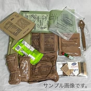 Amazon.co.jp: アメリカ軍 戦闘糧食 MRE レーション 25年検品 (戦闘食