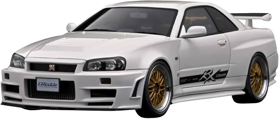 Amazon | ignition model 1/18 ニッサン Skyline GT-R (BNR34) White
