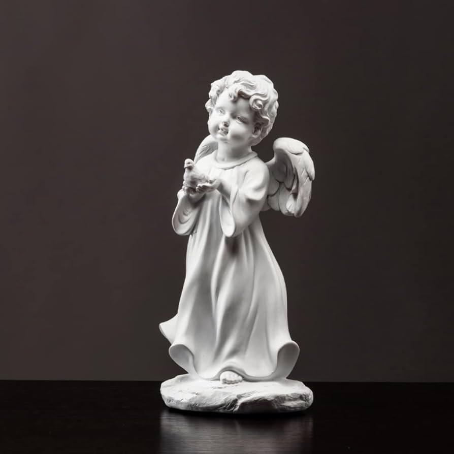 Amazon.co.jp: 天使 置物 オブジェ エンジェル 置き物 アンティーク