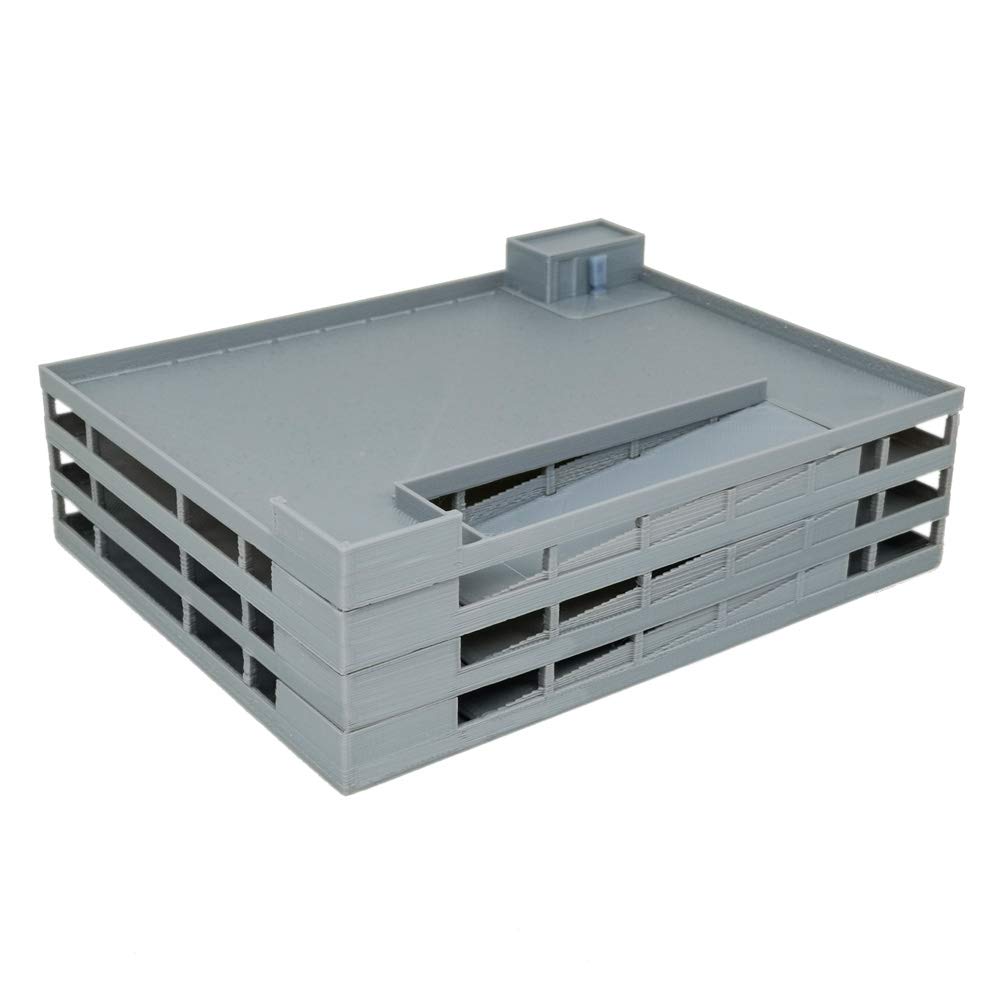 Amazon | Outland Models 鉄道模型風景 4階建て立体駐車場ビル 1/160 N