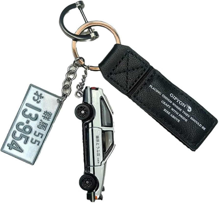 Amazon.co.jp: AE 86合金キーホルダー頭文字D藤原拓海JDM自動車キー