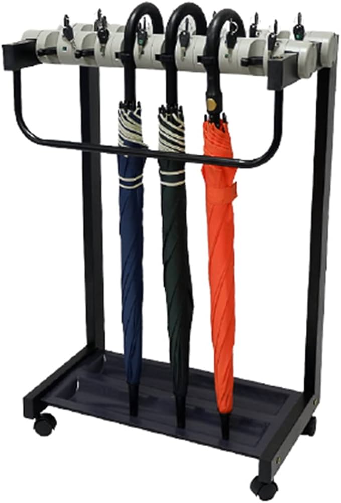 Amazon｜傘立て J-6 J-12 J-18 6本/12本/18本収納 鍵付 傘たて