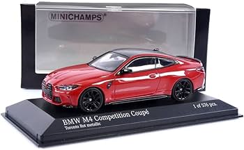 Amazon | ☆ ミニチャンプス 1/43 BMW M4 2020 レッド | ミニカー