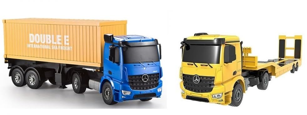 Amazon.co.jp: 2.4GHz 1/20スケール 超大型 重機回送 トレーラー