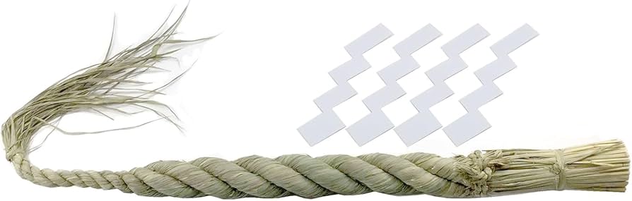 Amazon.co.jp: 山一商店 正月飾り しめ縄 (3尺 / 白タレ付) K-42313