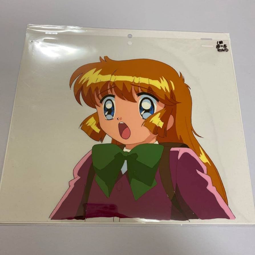 Amazon.co.jp: 怪盗セイントテール 羽丘 芽美 セル画 魔法少女 魔法