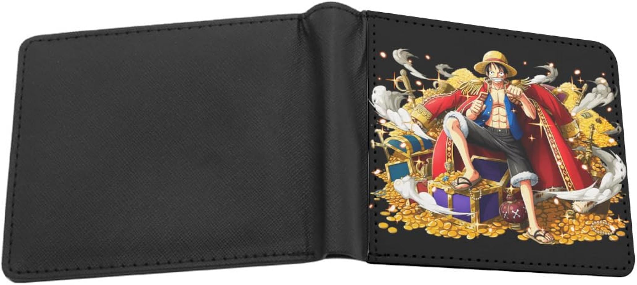 Amazon | [JALCH] 二つ折り財布 ワンピース ONE PIECE ルフィ ビジネス