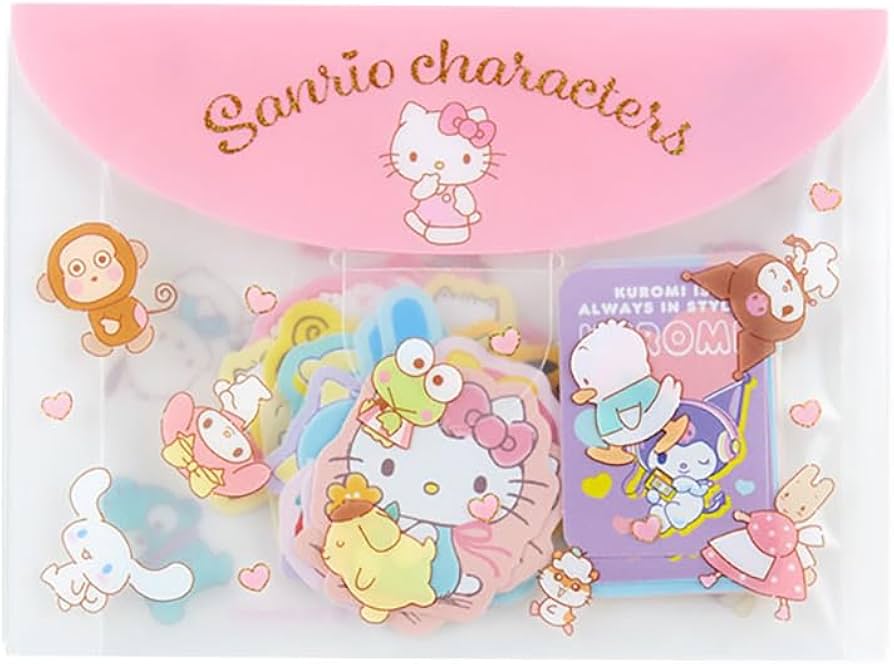Amazon | サンリオ(SANRIO) サンリオキャラクターズ シール&ケース