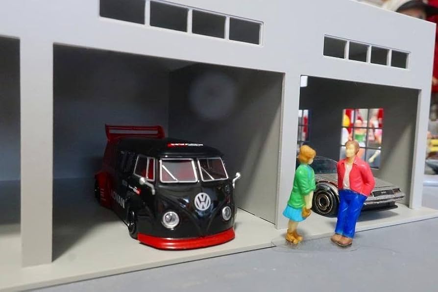 Amazon.co.jp: ジオラマガレージ 世田谷ベース風 1 64～1 43 ミニカー