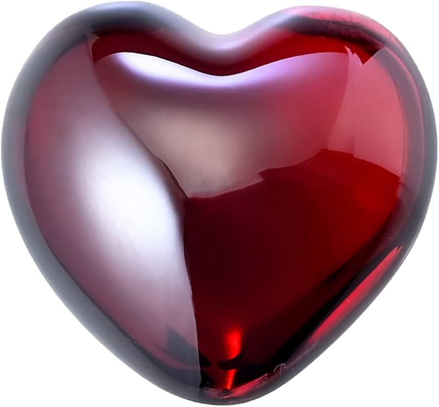 Amazon.com: バカラ(Baccart) Baccarat Paperweight Heart Crystal
