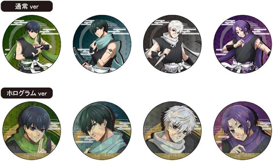 Amazon.co.jp: ブルーロック 缶バッジコレクション 忍ver 8個入りBOX