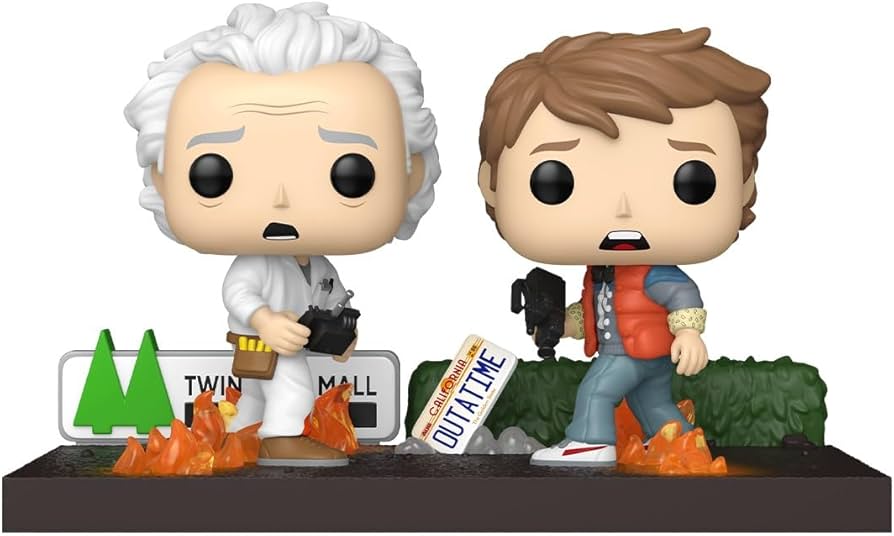 Amazon.com: Funko Pop! Moment: Back to The Future - Doc & Marty