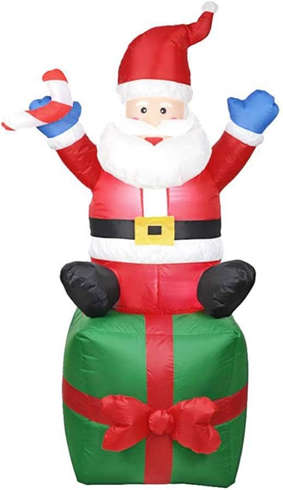 Amazon.co.jp: クリスマス サンタクロース エアーディスプレイ LED付き
