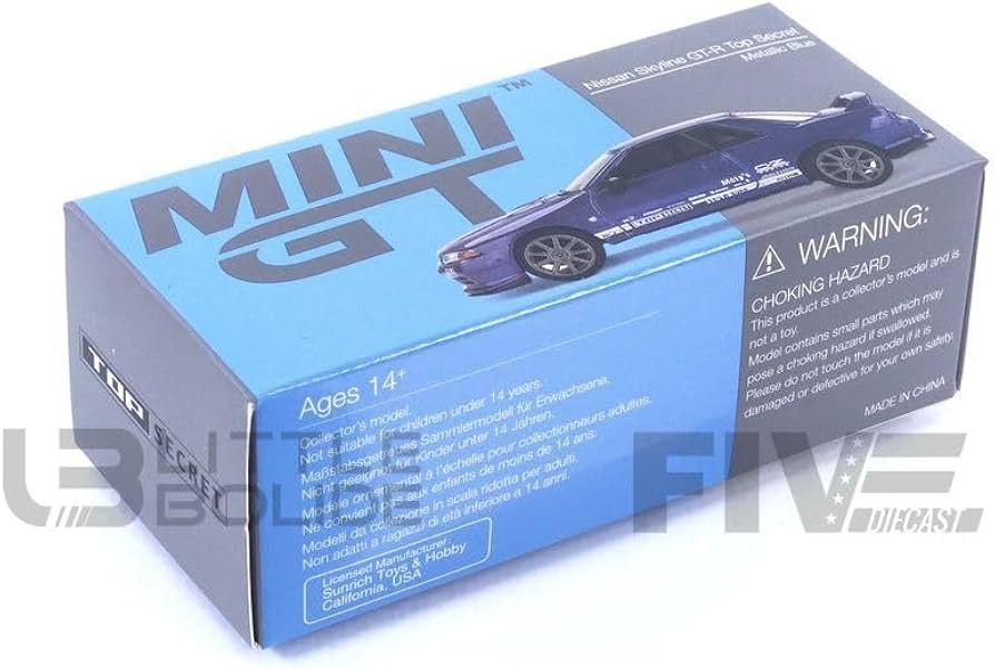 Amazon | TrueScale Miniatures MINI GT 1/64 ニッサン スカイライン
