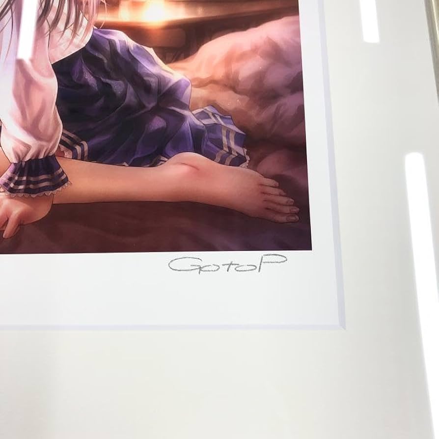 Amazon.co.jp: 中古フレームに破損有)アールビバン ごとP サイン入り