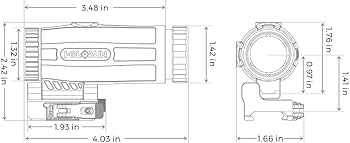 Amazon.co.jp: [HOLOSUN/ホロサン] HM3X マグニファイア 3倍ブースター
