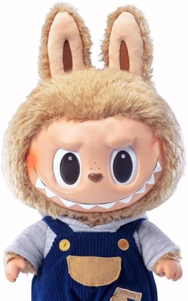 Amazon.co.jp: POP MART LABUBU TIME TO CHILL ぬいぐるみ : おもちゃ