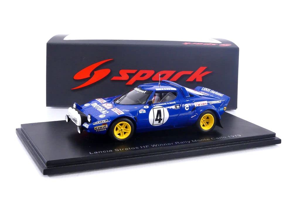Amazon.co.jp: ☆ Spark 1/43 Lancia Stratos HF #4 Winner Rally