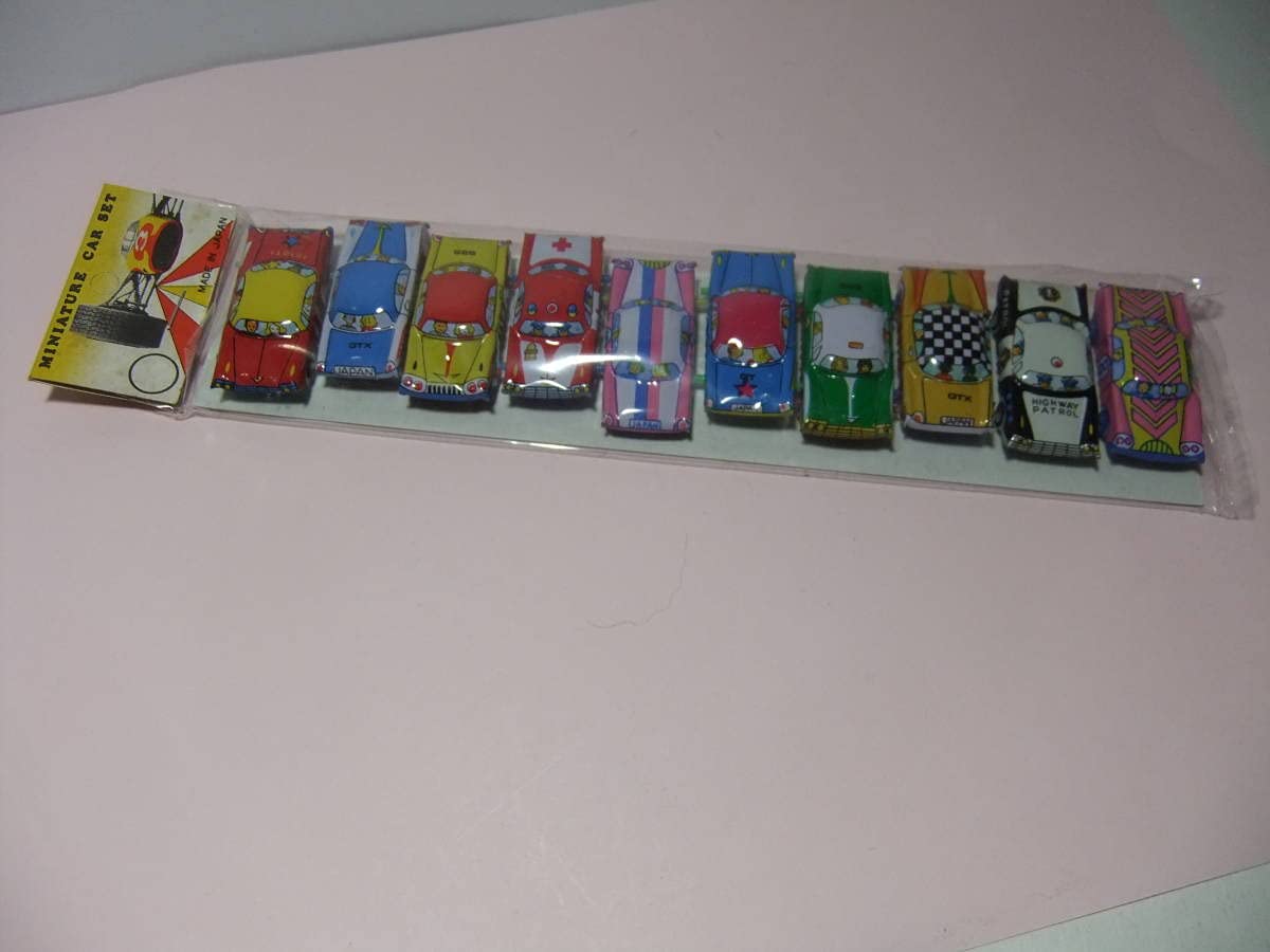 Amazon | 昭和 レトロ ブリキ ミニカー 車 レーシングカー F1 20台