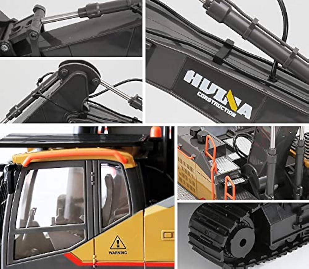 Amazon.co.jp: 1/14 HUINA 1592 1/14 22CH 2.4G パワーショベル : おもちゃ