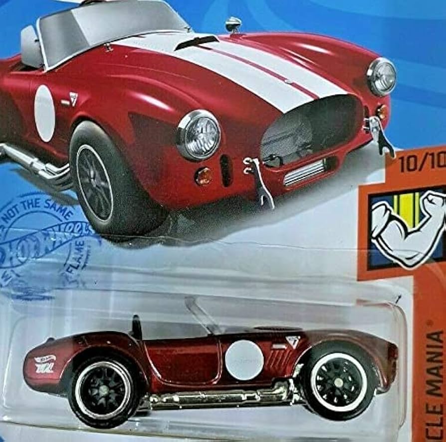 Amazon.com: DieCast Hot Wheels Shelby Cobra 427 S/C, Muscle Mania