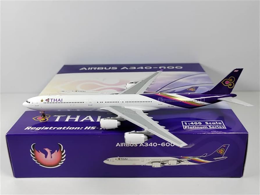 Amazon.com: Phoenix Thai for Airbus A340-600 HS-TNA 1:400 DIECAST