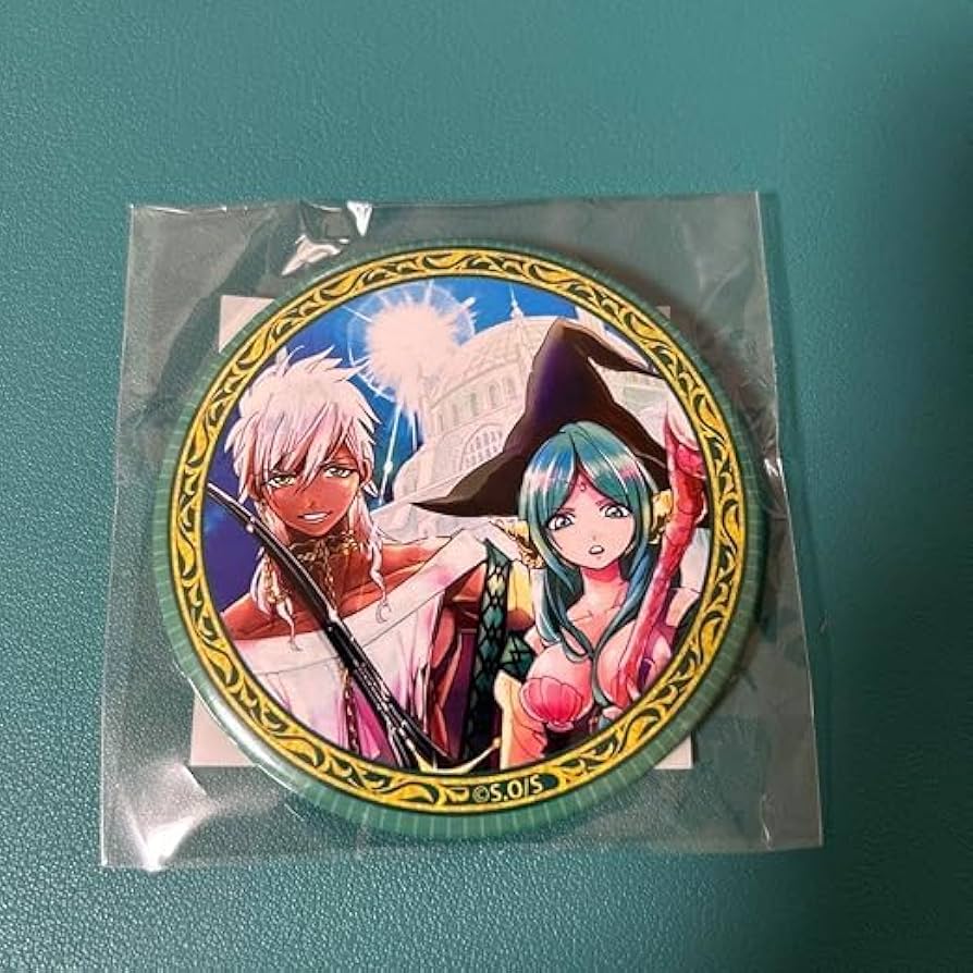 Amazon | マギ オンラインくじ 75mm缶バッジ シャルルカン ヤムライハ