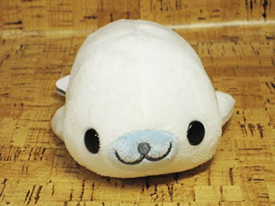 Amazon.co.jp: San-x まめゴマ くったりまめゴマぬいぐるみS しろゴマ