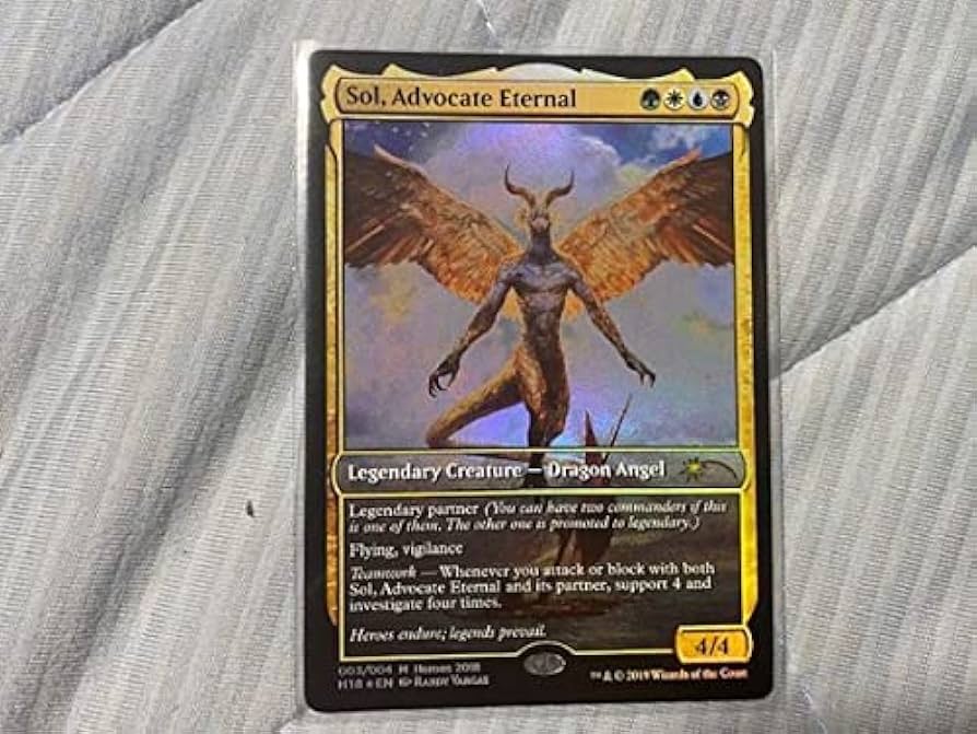 Amazon.co.jp: MTG Proxy FoilSol, Advocate Eternal : Toys & Games