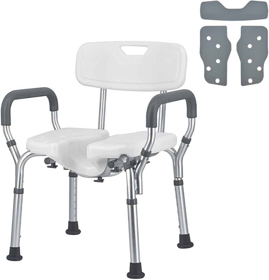 Amazon.co.jp: RAKU 介護用お風呂椅子 最高耐荷重136KG 高さ38-51cm 高