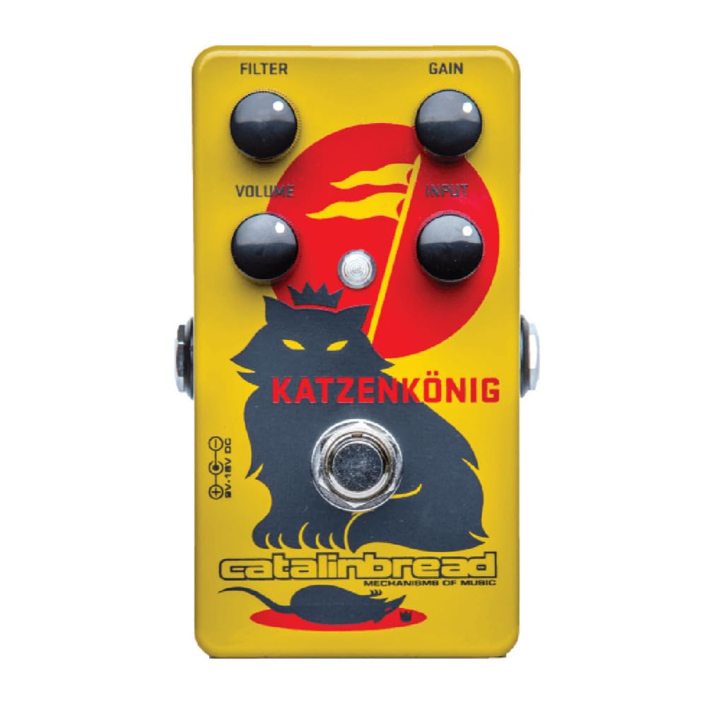 Amazon.com: Catalinbread Katzenkonig Distortion Fuzz Pedal