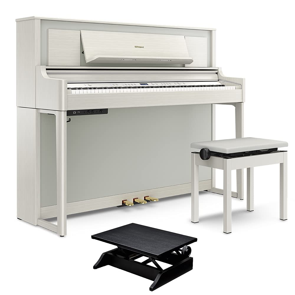 Amazon | Roland LX706GP SR （SHIRO） 電子ピアノ 88鍵盤 足台セット