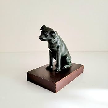 Amazon.co.jp: 寄贈品 日本ビクター株式会社 記念 ビクター犬 金属