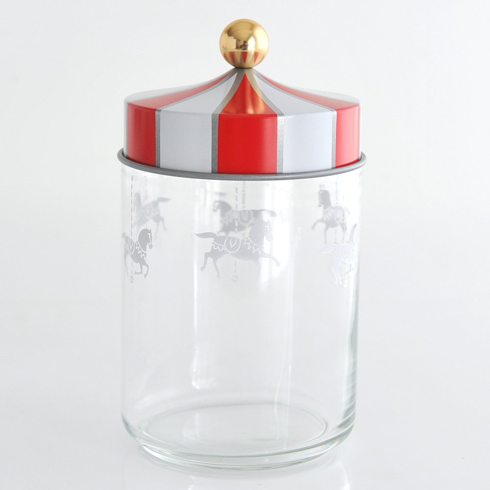 Amazon｜アレッシィ(Alessi) CIRCUS ジャー 1000ml MW30/100 レッド