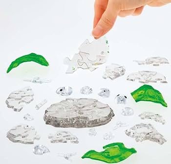 Amazon.com: Studio Ghibli Crystal Puzzle Kodama 33 Pieces 3D JP