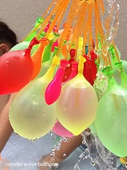 Amazon.co.jp: カラフル ウォーターバルーン 水風船 111個セット