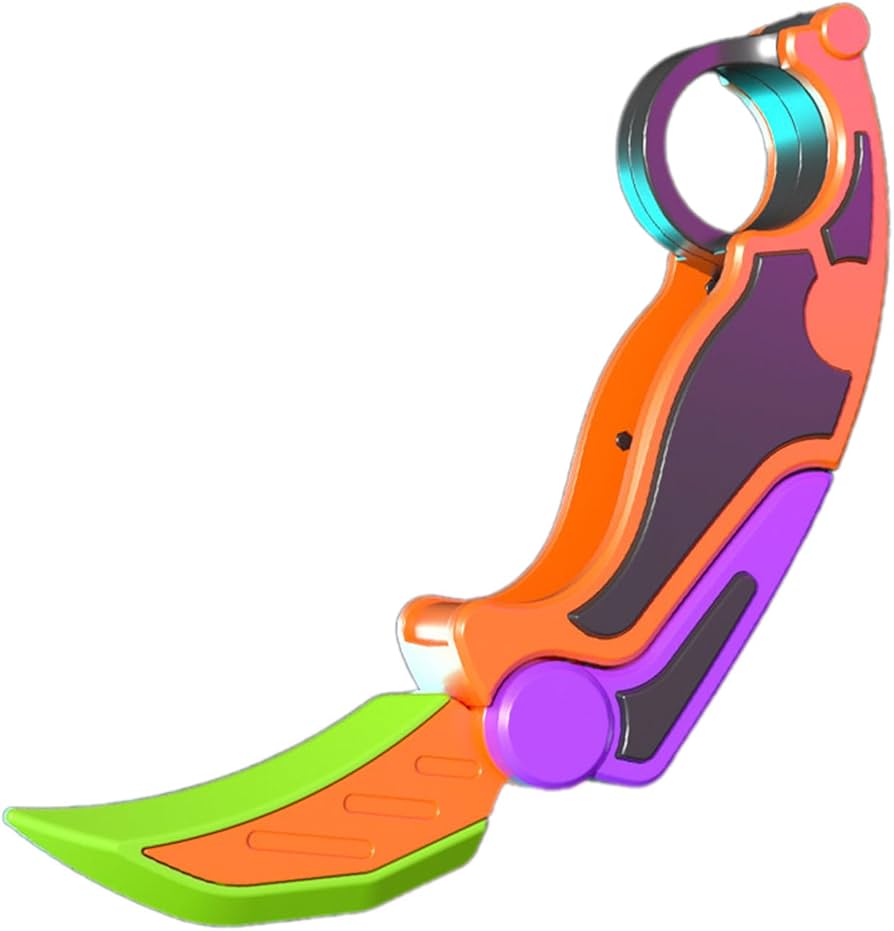 Amazon.co.jp: 重力フィジェットナイフおもちゃ 3D 印刷バタフライ