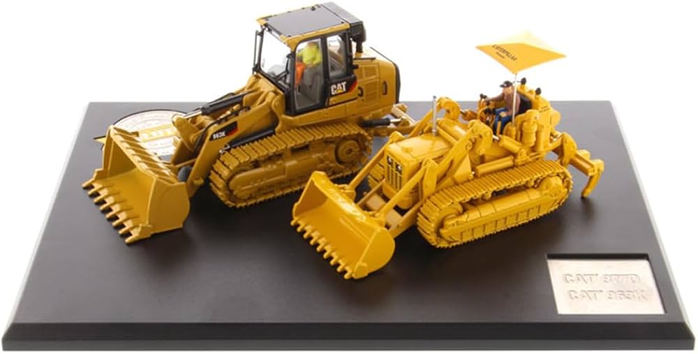 Diecast Masters CAT 977D Traxcavator & CAT 963K Track Loader