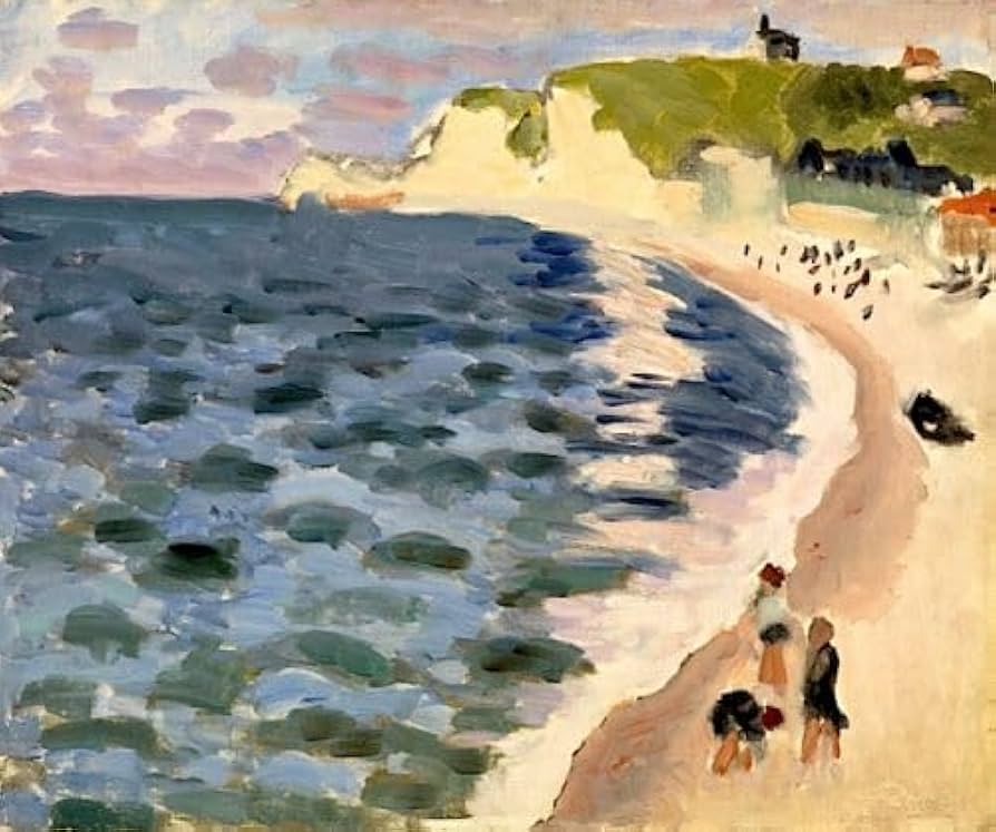 Amazon.co.jp: アンリ・マティス・エトルタ海ポスター抽象的なウォール