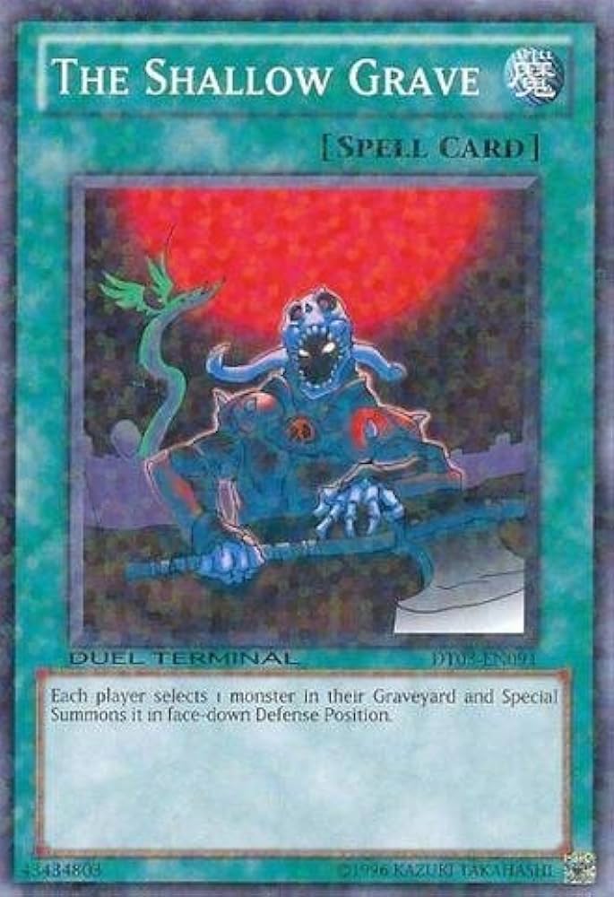 Amazon.com: Yu-Gi-Oh! - The Shallow Grave (DT03-EN091) - Duel
