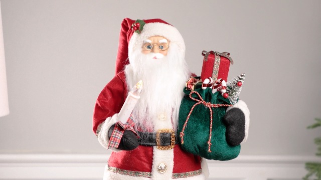 Amazon.com: 24-Inch Animated Santa Claus with Lighted Candle