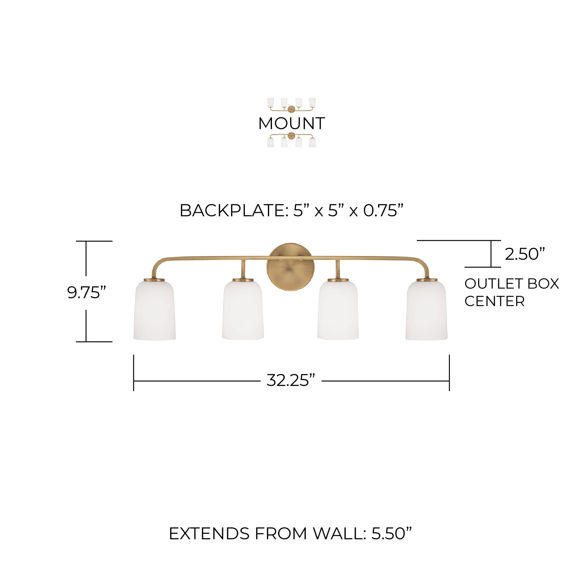 HomePlace Lighting 148841AD-542 Lawson Transitional Soft White