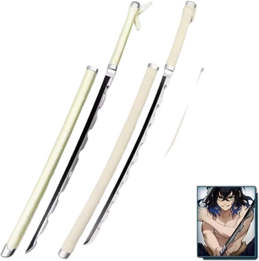 Amazon.co.jp: 鬼滅の刃 嘴平伊之助 刀 剣 日輪刀 武器 模造刀