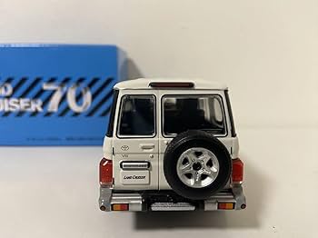 Amazon | 1/30 ミニカー ランドクルーザー 70 ホワイトミニカー LAND