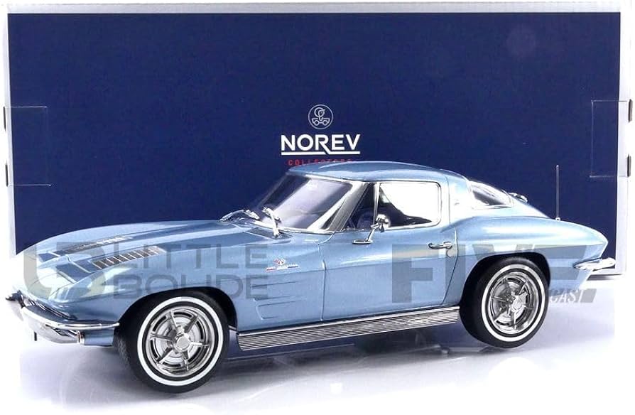 Amazon | ノレブ 1/18 シボレー コルベット スティングレイ C2 1963