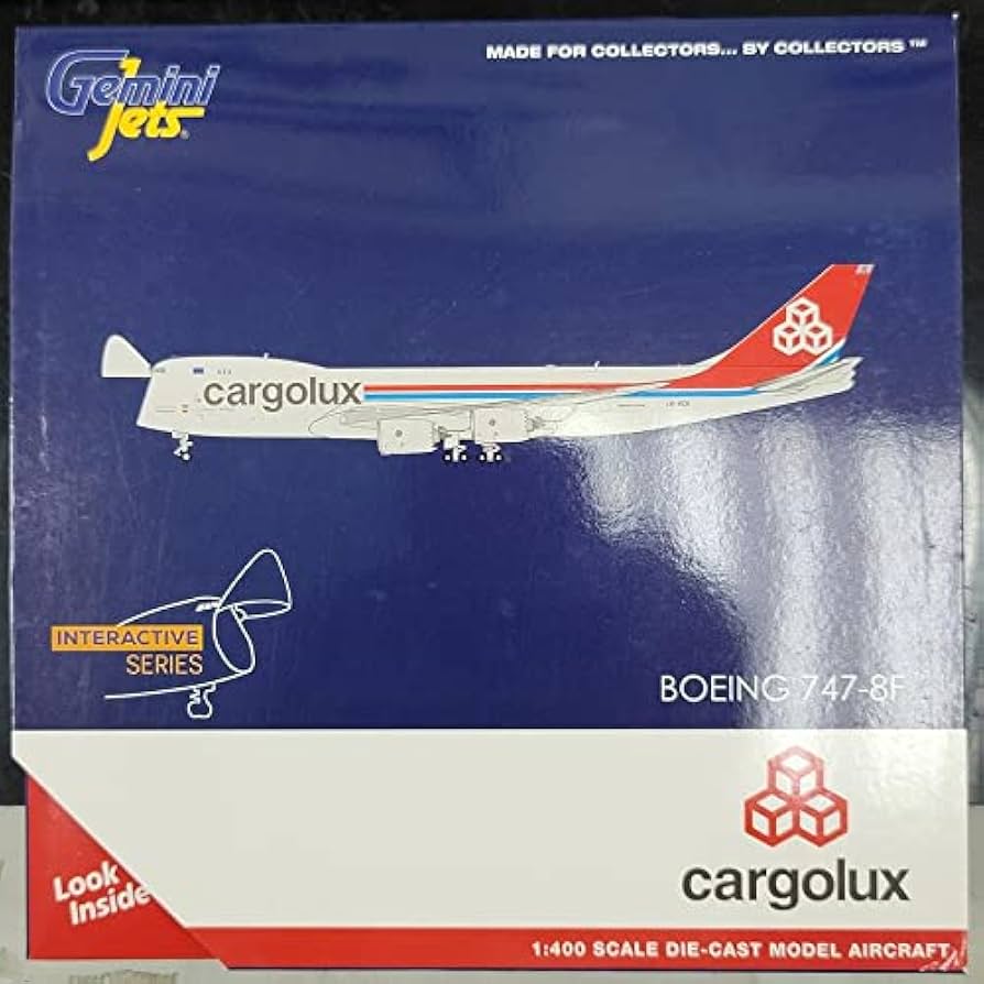 Amazon.com: GeminiJets Cargolux Special Nose for Boeing 747-8F LX