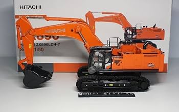 Amazon.co.jp: △超精密！HITACHI 1/50 日立建機 50 日立 ZX890LCH-7