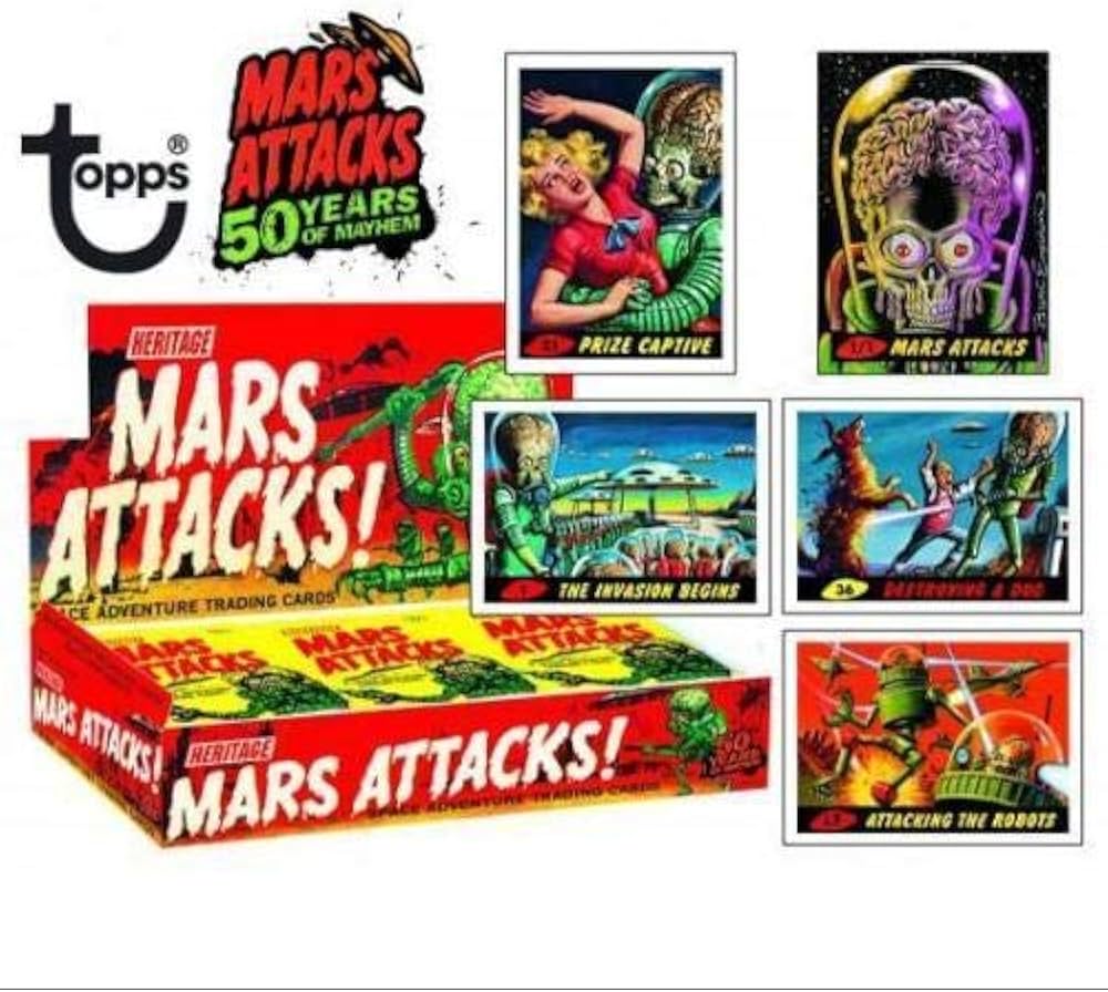 Amazon.co.jp: マーズ・アタック! トレーディングカード24袋入りBOX